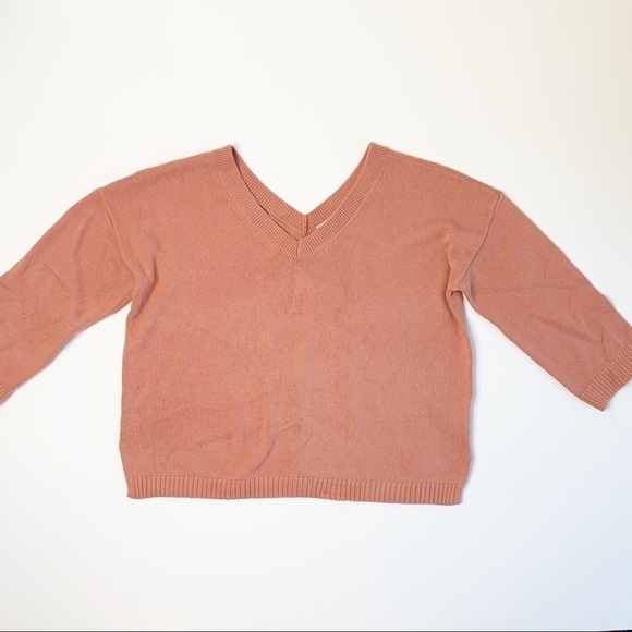 MADEWELL LIGHTWEIGHT DOUBLE V-NECK PULLOVER - Picture 5 of 6